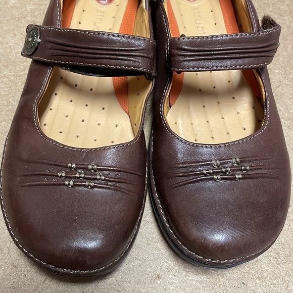 Clarks Unstructured Casual Mary Jane Loafers Shoes Size 7.5 M brown - Picture 7 of 17
